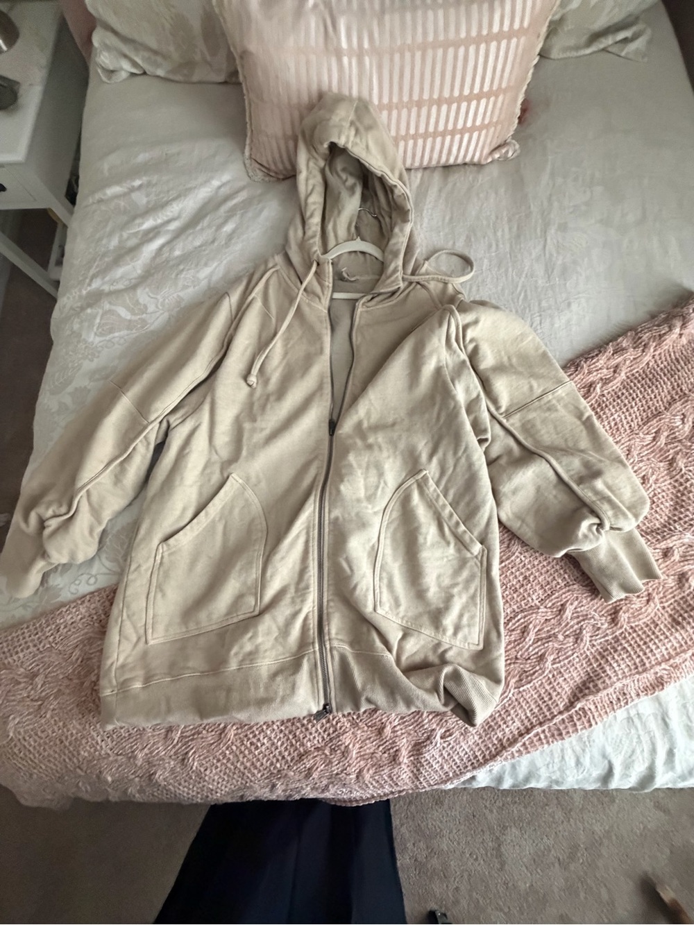 FP Movement by Free People - Tan Headliner Lines Zip Up Hoodie - Picture 5 of 12